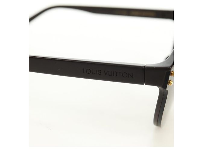 Gafas de sol redondas LOUIS VUITTON Monogram LV Waimea de plástico Marrón Auth 181664SAM Castaño Monograma - vista 15