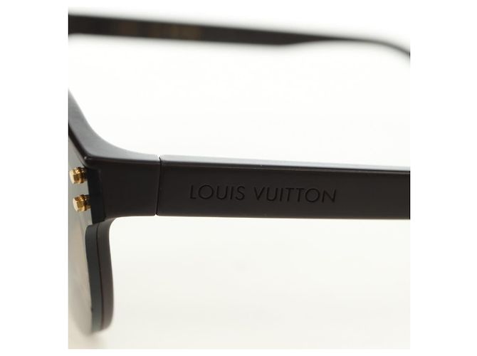 Gafas de sol redondas LOUIS VUITTON Monogram LV Waimea de plástico Marrón Auth 181664SAM Castaño Monograma - vista 16