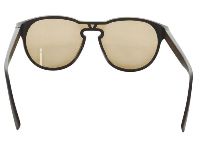 Gafas de sol redondas LOUIS VUITTON Monogram LV Waimea de plástico Marrón Auth 181664SAM Castaño Monograma - vista 2