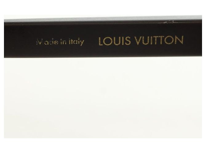 Gafas de sol redondas LOUIS VUITTON Monogram LV Waimea de plástico Marrón Auth 181664SAM Castaño Monograma - vista 22
