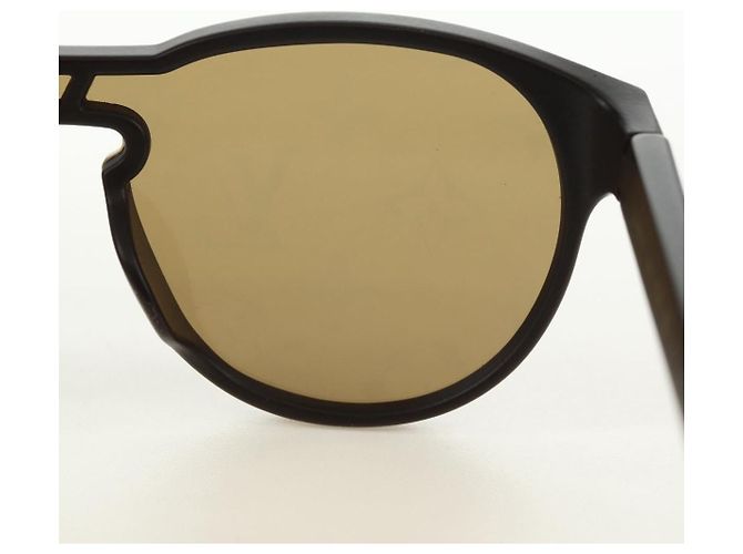 Gafas de sol redondas LOUIS VUITTON Monogram LV Waimea de plástico Marrón Auth 181664SAM Castaño Monograma - vista 8