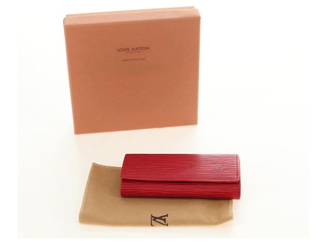 LOUIS VUITTON Epi Multicles 4 Key Case Rosso M63827 LV Auth 179511M - vista 12