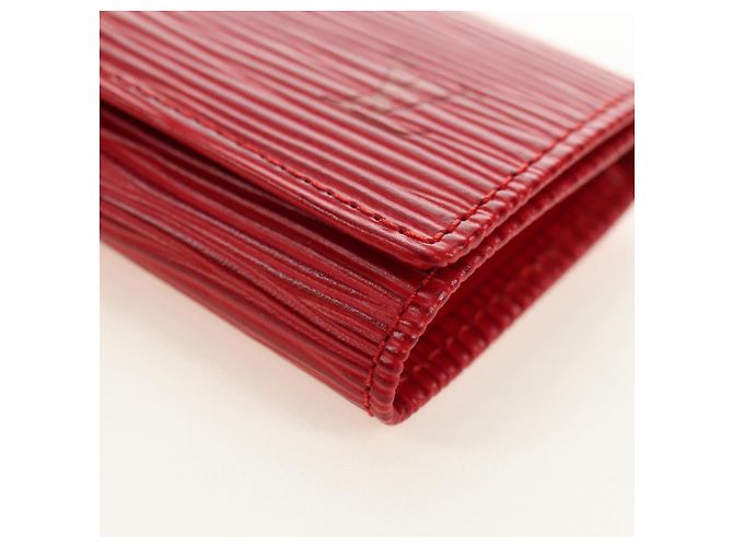 LOUIS VUITTON Epi Multicles 4 Key Case Rosso M63827 LV Auth 179511M - vista 15