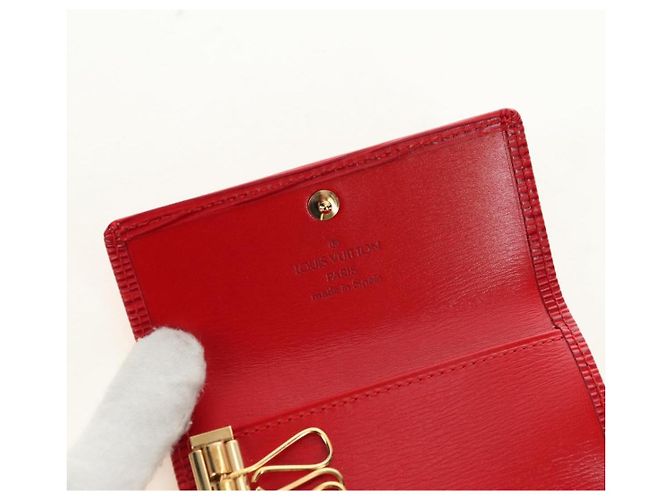 LOUIS VUITTON Epi Multicles 4 Key Case Rosso M63827 LV Auth 179511M - vista 18