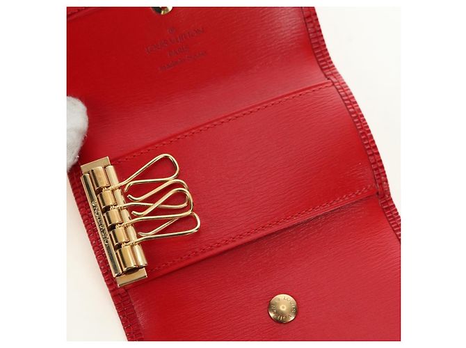 LOUIS VUITTON Epi Multicles 4 Key Case Rosso M63827 LV Auth 179511M - vista 19
