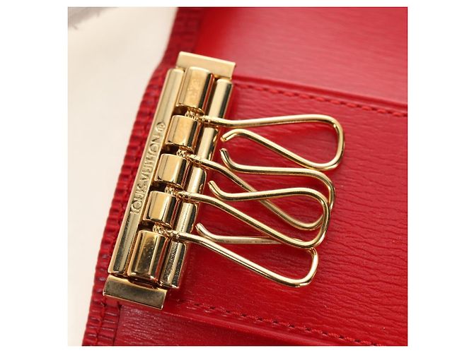 LOUIS VUITTON Epi Multicles 4 Key Case Rosso M63827 LV Auth 179511M - vista 22