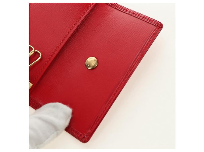 LOUIS VUITTON Epi Multicles 4 Key Case Rosso M63827 LV Auth 179511M - vista 23