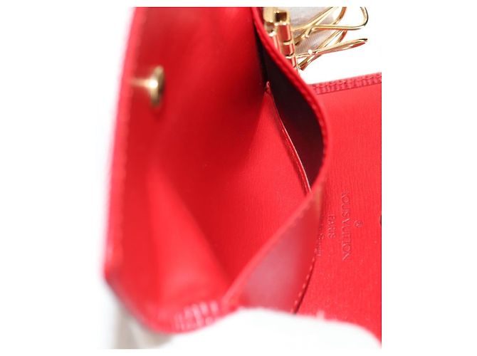 LOUIS VUITTON Epi Multicles 4 Key Case Rosso M63827 LV Auth 179511M - vista 9