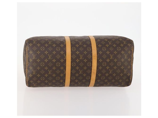 LOUIS VUITTON Monogram Keepall 55 Boston Bag M41424 LV Auth 171243A Monogramma - vista 5