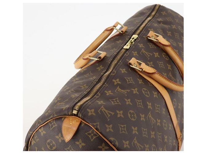 LOUIS VUITTON Monogram Keepall 55 Boston Bag M41424 LV Auth 171243A Monogramma - vista 6