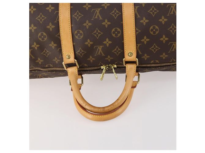 LOUIS VUITTON Monogram Keepall 55 Boston Bag M41424 LV Auth 171243A Monogramma - vista 7