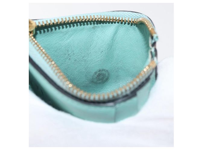 LOEWE LOEWE �~ Studio Ghibli Suswatari Cartera de Cuero Marrón Oro Auth 167360A Castaño Dorado - vista 11