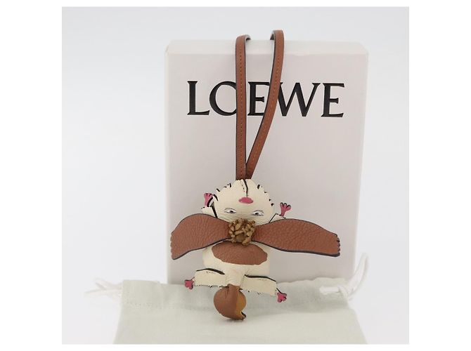 LOEWE Studio Ghibli Howl's Moving Castle Hin Charm Leather Beige Auth 167392SM - vista 12