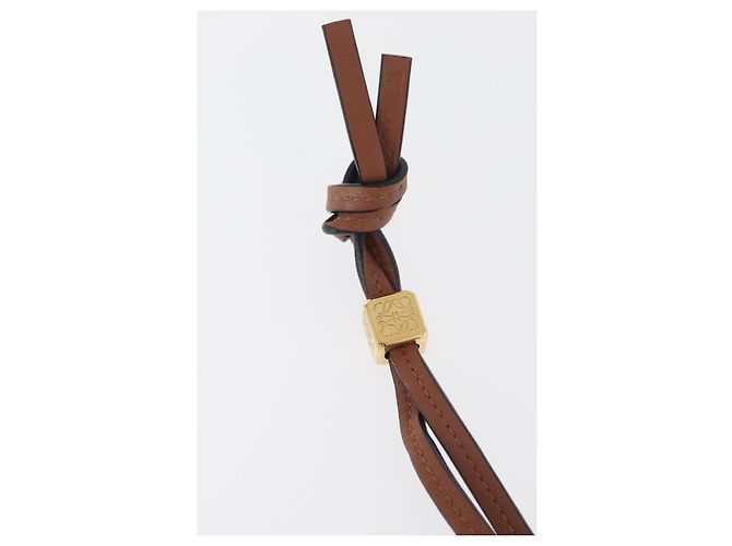 LOEWE Studio Ghibli Howl's Moving Castle Hin Charm Leather Beige Auth 167392SM - vista 5