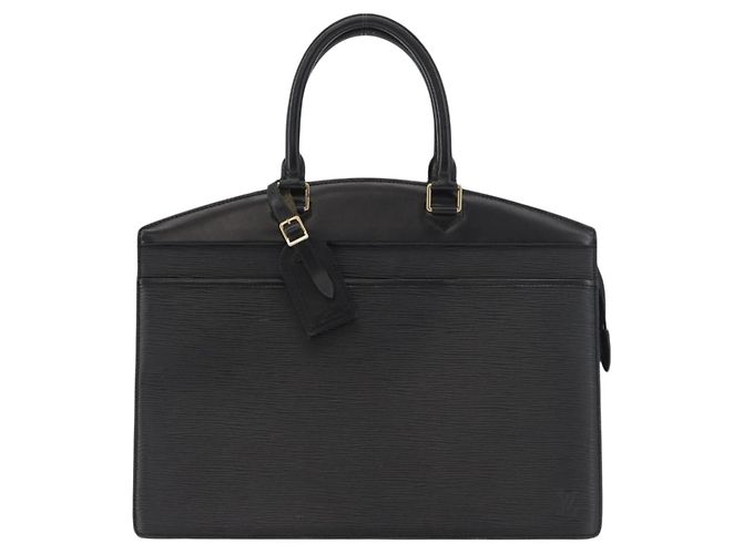 Borsa LOUIS VUITTON Epi Riviera Nera M48182 LV Auth BA13046 Nero - vista 13