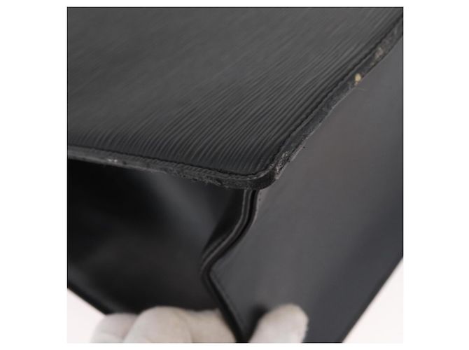 Borsa LOUIS VUITTON Epi Riviera Nera M48182 LV Auth BA13046 Nero - vista 9