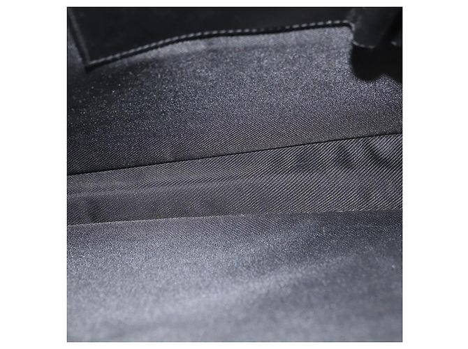 Borsa GUCCI GG Canvas Nera Argento Auth 181578 Nero - vista 11