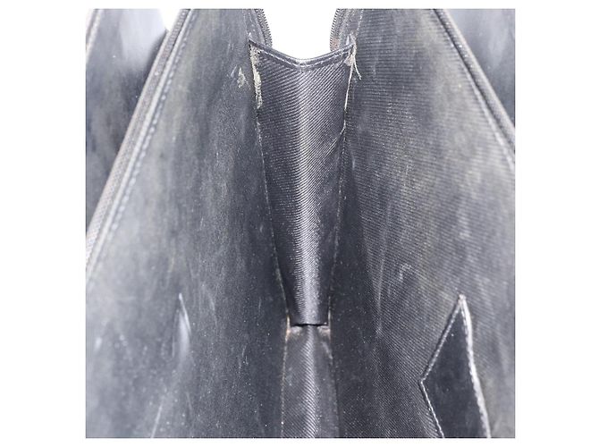 Borsa GUCCI GG Canvas Nera Argento Auth 181578 Nero - vista 21