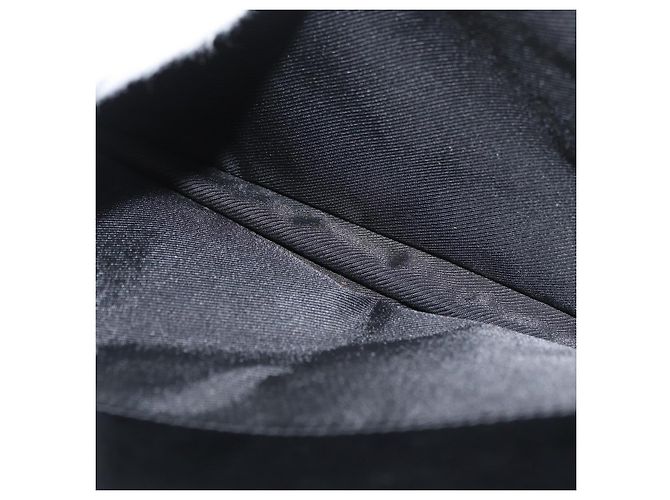 Borsa GUCCI GG Canvas Nera Argento Auth 181578 Nero - vista 25