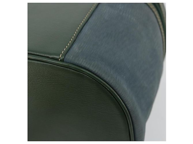 Borsa LOEWE Velazquez in scamosciato verde e oro Auth ka4554A D'oro - vista 15