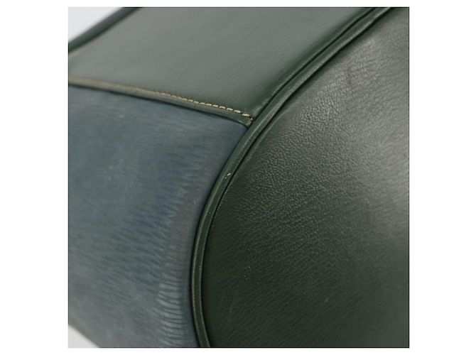 Borsa LOEWE Velazquez in scamosciato verde e oro Auth ka4554A D'oro - vista 16