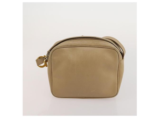 Borsa a tracolla Salvatore Ferragamo Gancini in pelle 2 set Bianco Beige Auth BA13060 - vista 10