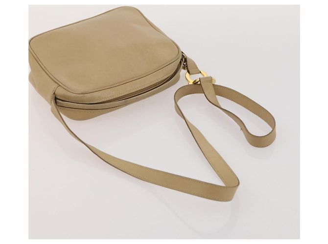 Borsa a tracolla Salvatore Ferragamo Gancini in pelle 2 set Bianco Beige Auth BA13060 - vista 13