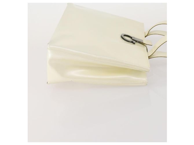 Borsa a tracolla Salvatore Ferragamo Gancini in pelle 2 set Bianco Beige Auth BA13060 - vista 4