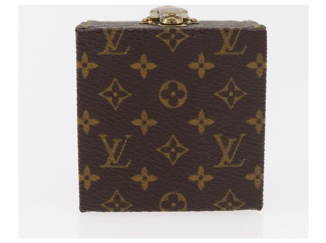 LOUIS VUITTON Monogram Case Eccrine Declaration Jewelry Box M21010 Auth 167372M - view 6