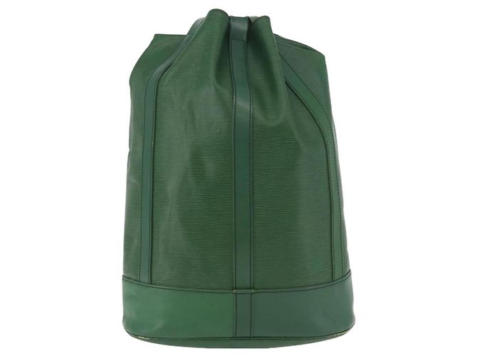 LOUIS VUITTON Epi Randonnee GM Shoulder Bag Green M43084 LV Auth 178881 Verde - vista 13