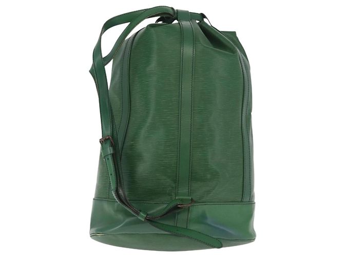 LOUIS VUITTON Epi Randonnee GM Shoulder Bag Green M43084 LV Auth 178881 Verde - vista 2