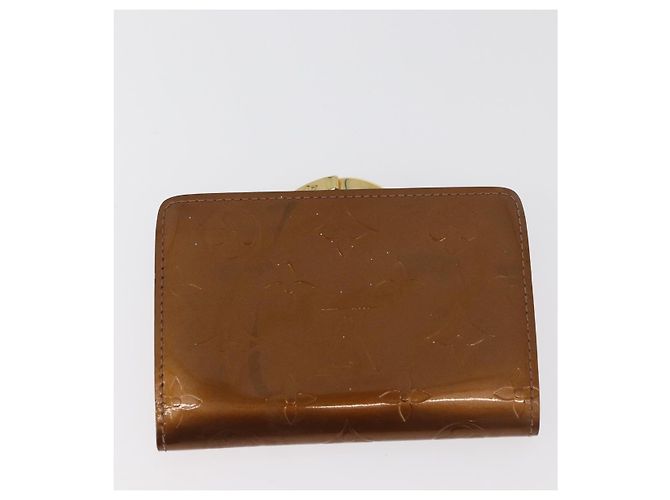 LOUIS VUITTON Monogram Vernis Portemonnaie 4 Set Brown LV Auth BA13052 Braun Monogramm - Ansicht 3