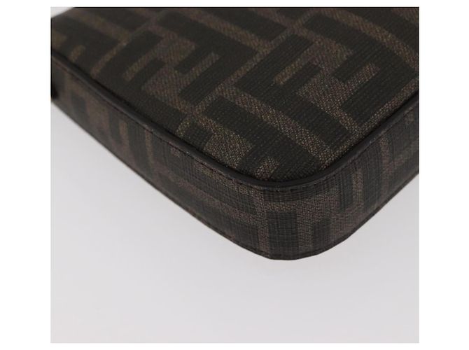 FENDI x FRGMT x POKMON Borsa Dragonfly in tela Zucca Nero Marrone Auth 167378SM - vista 16