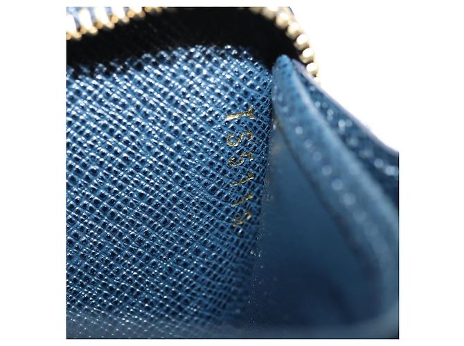 LOUIS VUITTON Monogram Idylle Zippy Coin Purse Navy M63004 LV Auth ki6662M Azul marino - vista 11