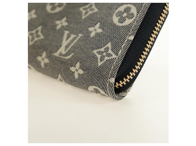 LOUIS VUITTON Monogram Idylle Zippy Coin Purse Navy M63004 LV Auth ki6662M Azul marino - vista 14
