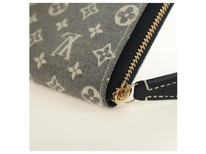 LOUIS VUITTON Monogram Idylle Zippy Coin Purse Navy M63004 LV Auth ki6662M Azul marino - vista 16