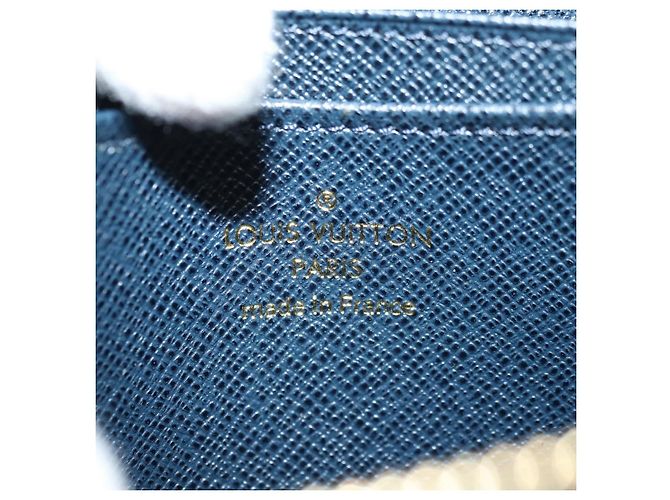 LOUIS VUITTON Monogram Idylle Zippy Coin Purse Navy M63004 LV Auth ki6662M Azul marino - vista 17