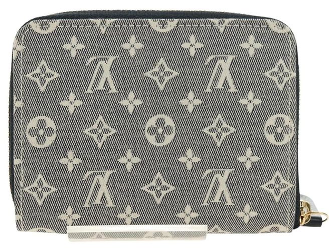 LOUIS VUITTON Monogram Idylle Zippy Coin Purse Navy M63004 LV Auth ki6662M Azul marino - vista 2