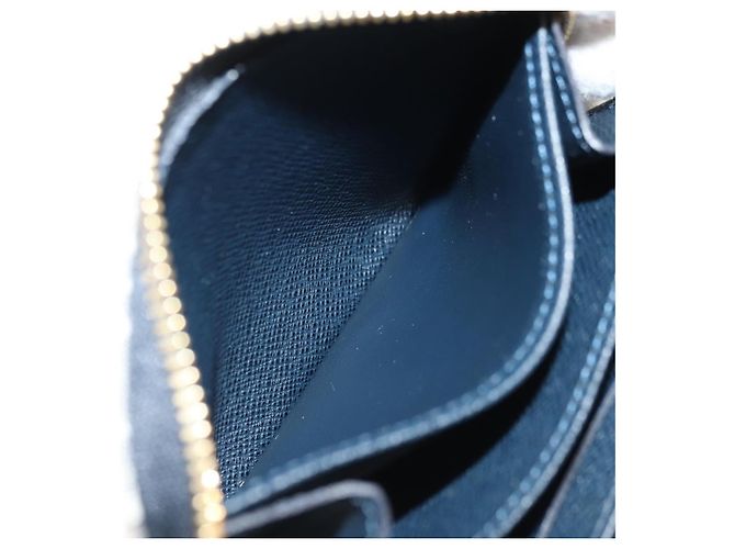 LOUIS VUITTON Monogram Idylle Zippy Coin Purse Navy M63004 LV Auth ki6662M Azul marino - vista 20