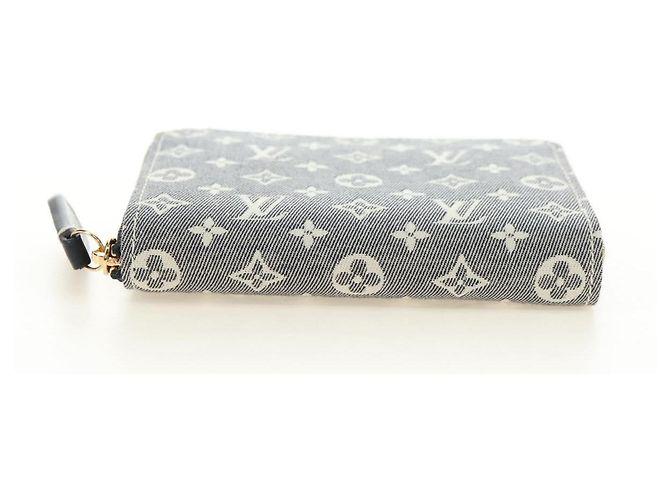 LOUIS VUITTON Monogram Idylle Zippy Coin Purse Navy M63004 LV Auth ki6662M Azul marino - vista 6