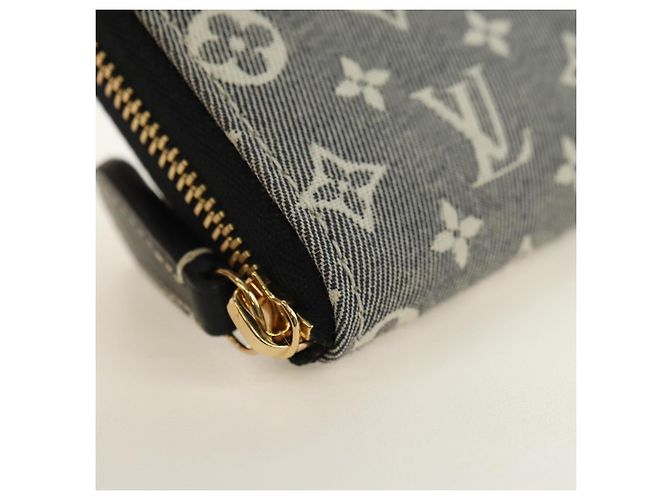LOUIS VUITTON Monogram Idylle Zippy Coin Purse Navy M63004 LV Auth ki6662M Azul marino - vista 7