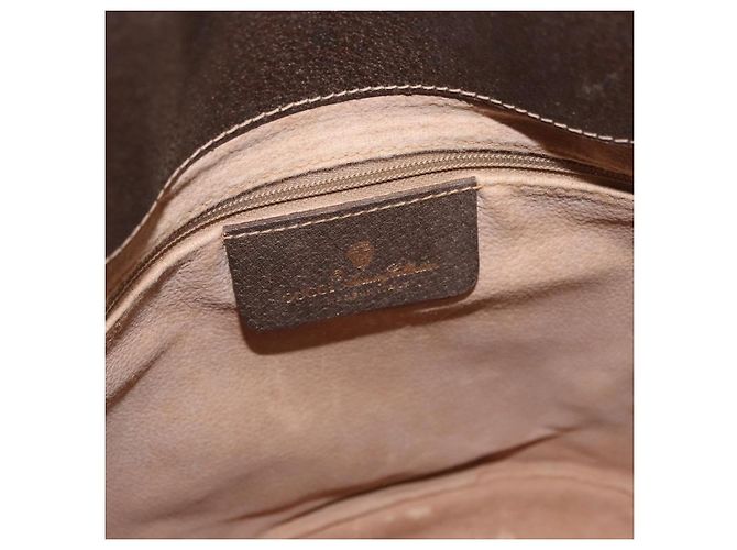 GUCCI GG Supreme Web Sherry Line Borsa in PVC Beige Oro 40 02 081 Auth bs35338 D'oro - vista 18
