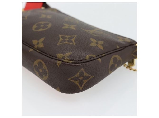LOUIS VUITTON Monogram Mini Pochette Accessoires Tasche M63830 LV Auth 182310SAM Monogramm - Ansicht 16
