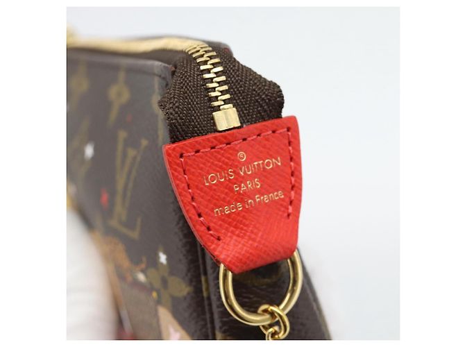 LOUIS VUITTON Monogram Mini Pochette Accessoires Tasche M63830 LV Auth 182310SAM Monogramm - Ansicht 18