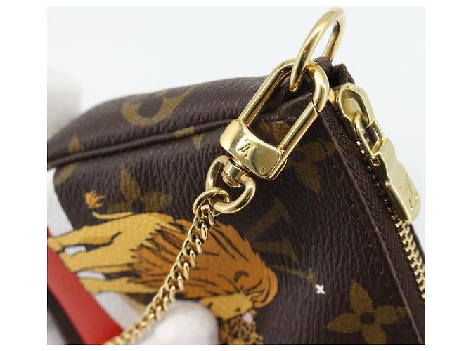 LOUIS VUITTON Monogram Mini Pochette Accessoires Tasche M63830 LV Auth 182310SAM Monogramm - Ansicht 19