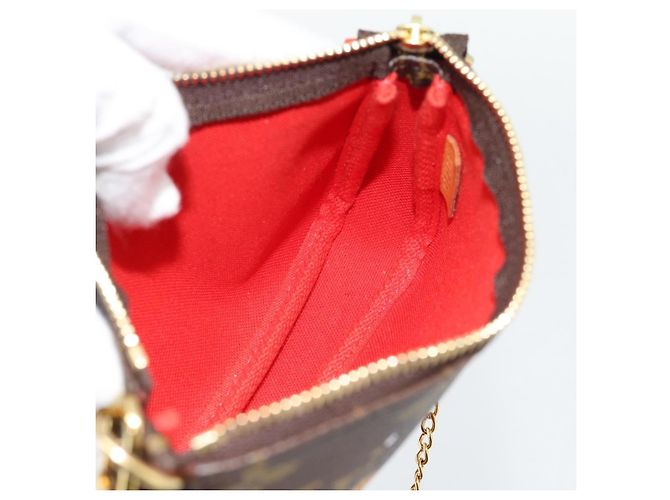 LOUIS VUITTON Monogram Mini Pochette Accessoires Tasche M63830 LV Auth 182310SAM Monogramm - Ansicht 21