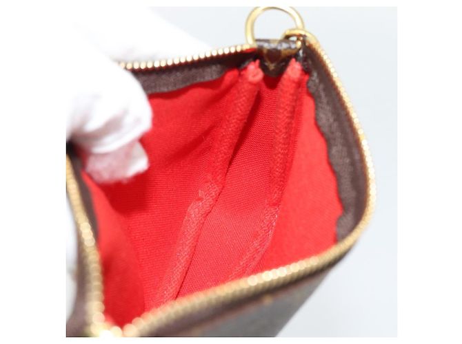 LOUIS VUITTON Monogram Mini Pochette Accessoires Tasche M63830 LV Auth 182310SAM Monogramm - Ansicht 22