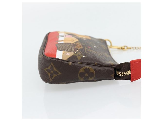 LOUIS VUITTON Monogram Mini Pochette Accessoires Tasche M63830 LV Auth 182310SAM Monogramm - Ansicht 4