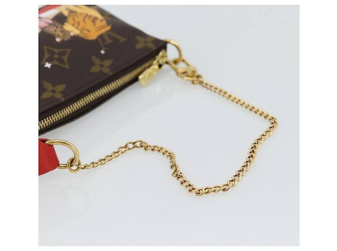 LOUIS VUITTON Monogram Mini Pochette Accessoires Tasche M63830 LV Auth 182310SAM Monogramm - Ansicht 7