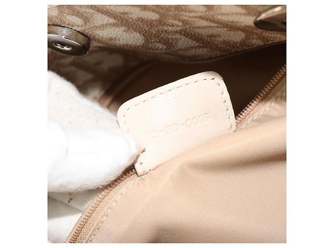 Borsa Christian Dior Trotter Canvas Chain Romantic in PVC Rosa Argento Auth 181736 - vista 12